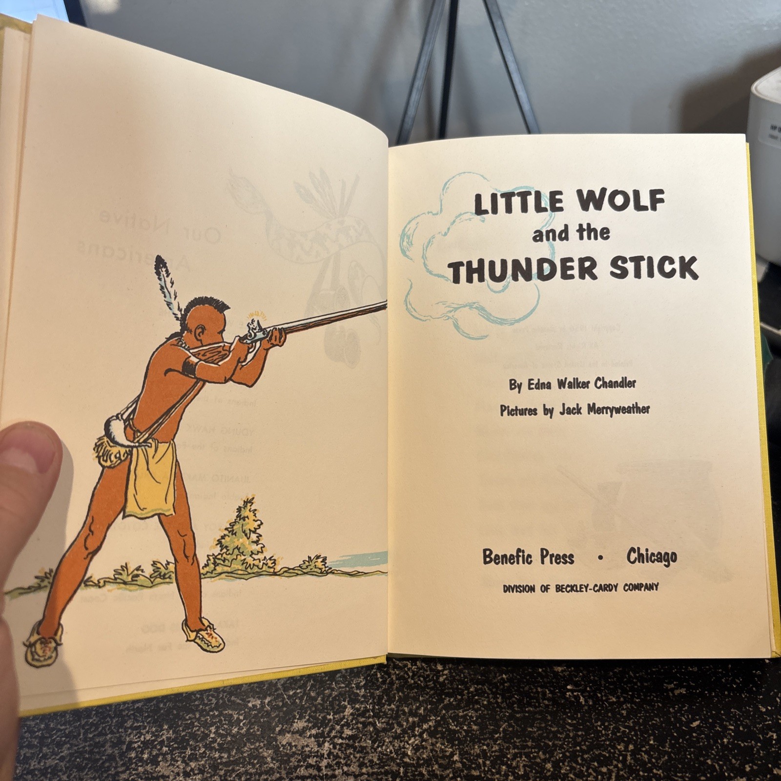 Little Wolf and the thunder stick by Edna Walker Chandler