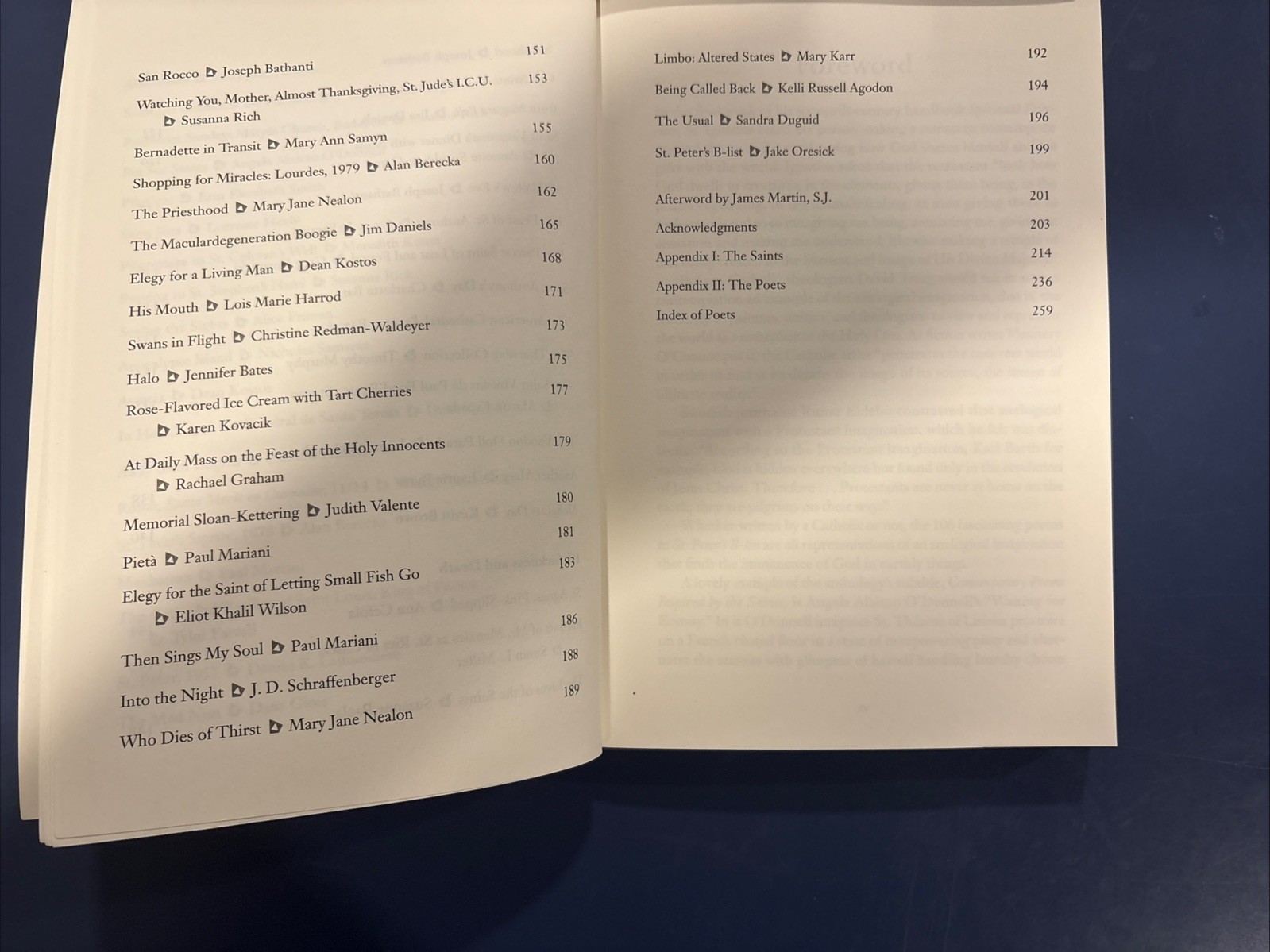 St. Peter’s B-List: Contemporary Poems Inspired by the Saints Edited by Miller