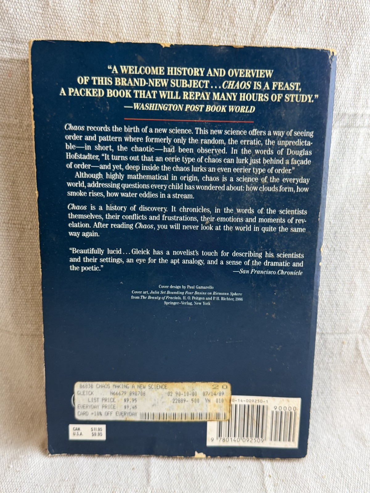 Chaos James Gleick & Collapse of Chaos Jack Cohen Ian Stewart Penguin Paperbacks