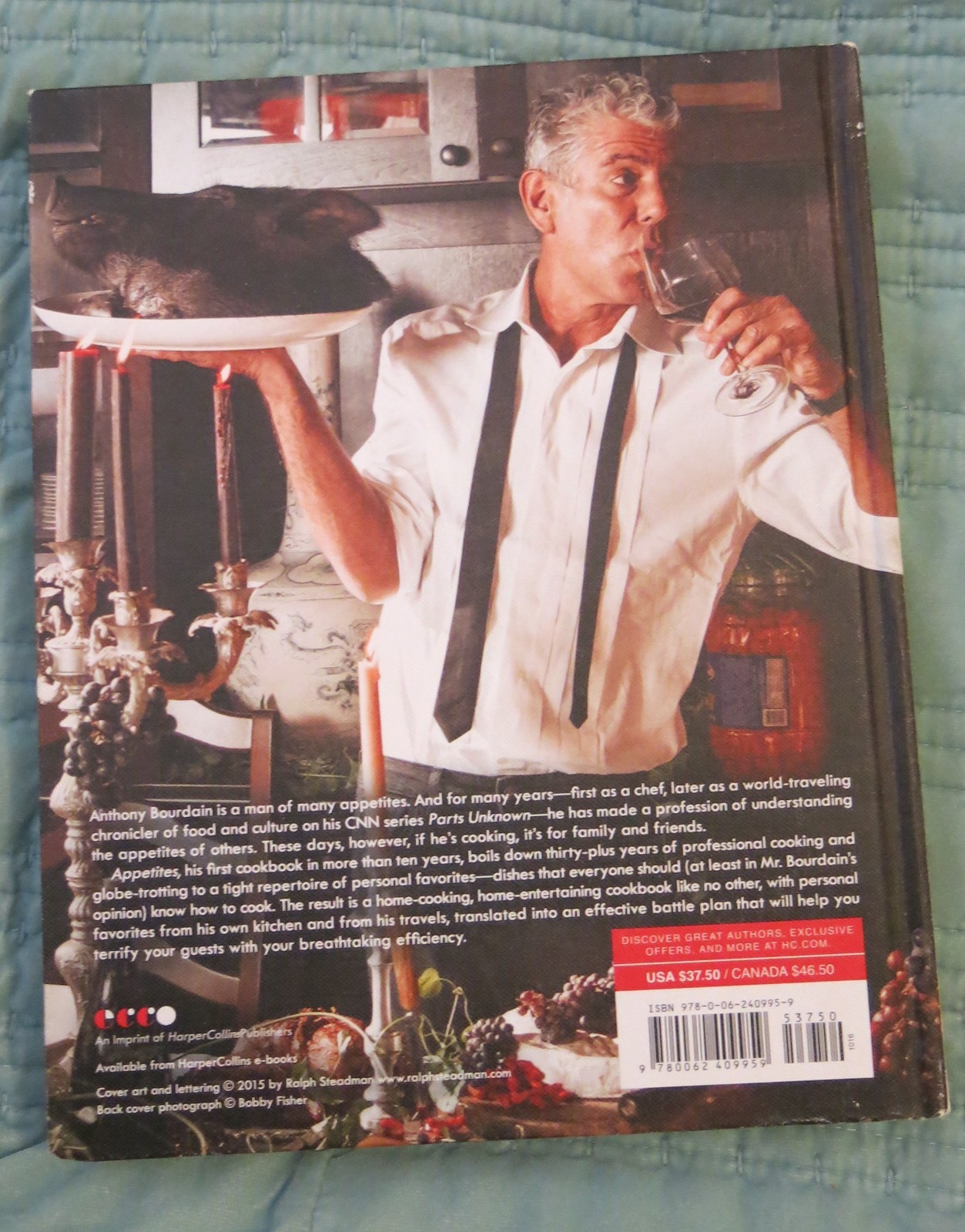 Appetites A Cookbook by Anthony Bourdain – Ralph Steadman – 1st edition HB
