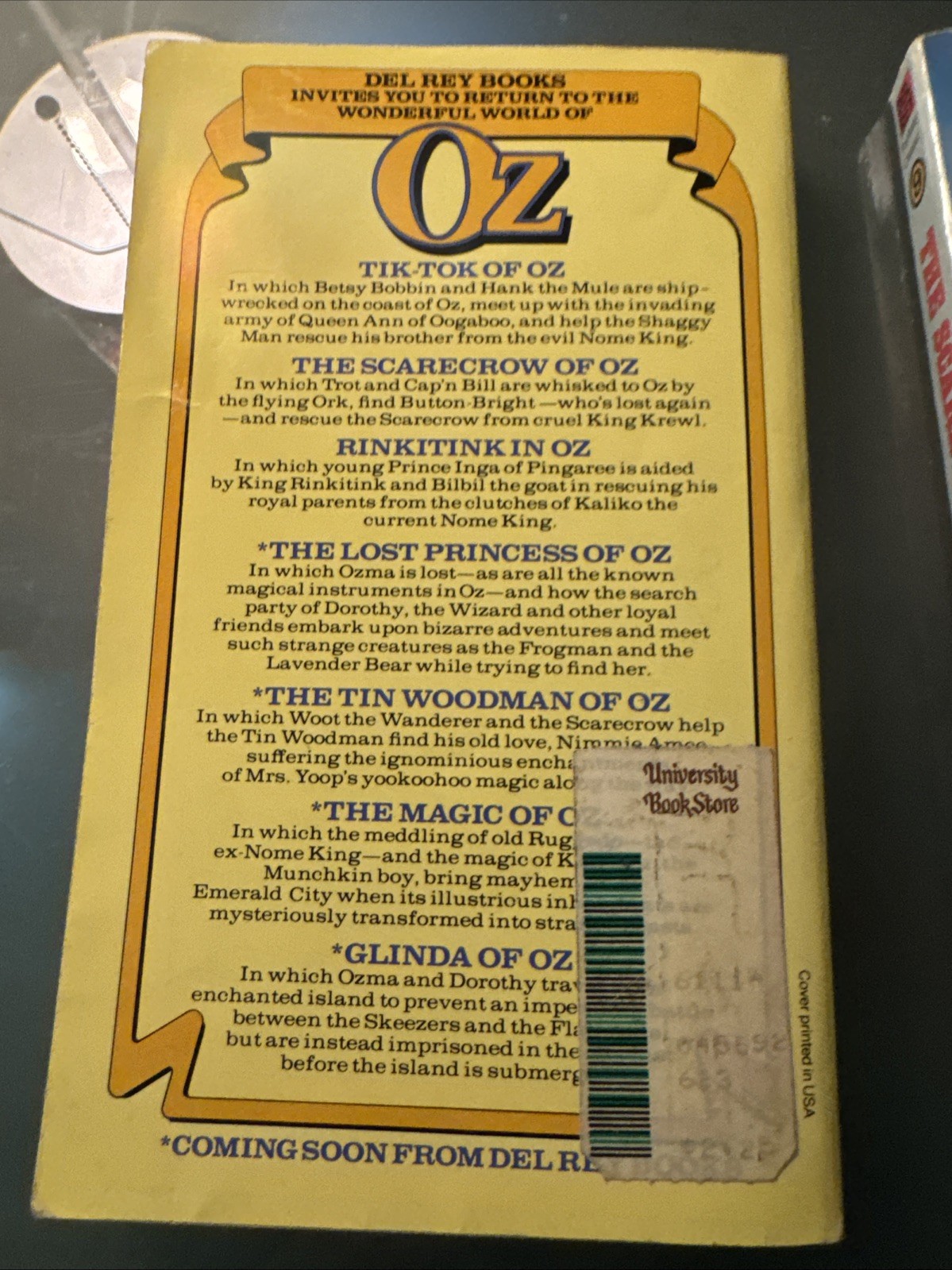 Oz ~ 3 Books by L Frank Baum. (1979, Paperback). First Ballantine Book