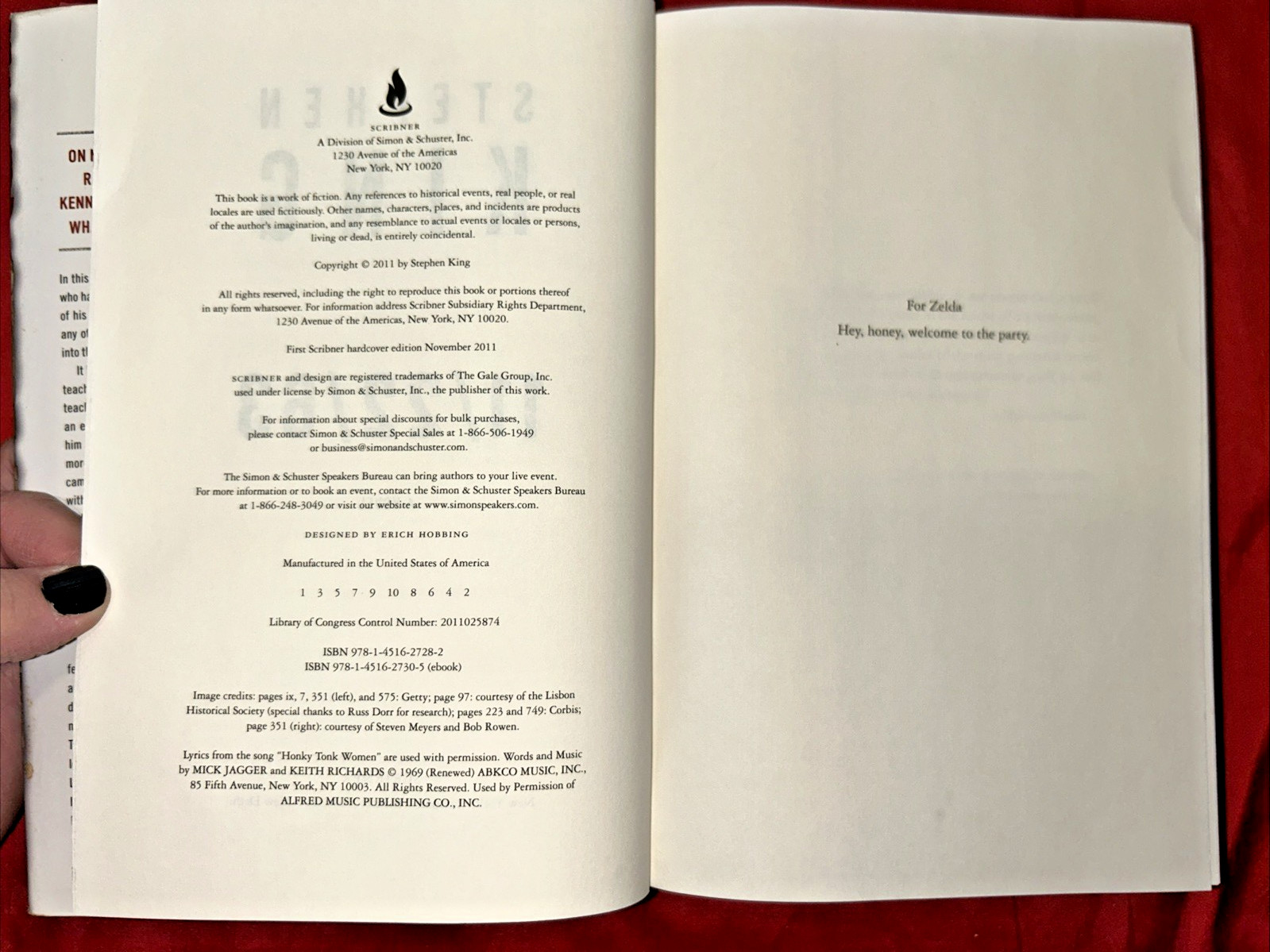 Stephen King 11/22/63 Hardcover First Edition 2011