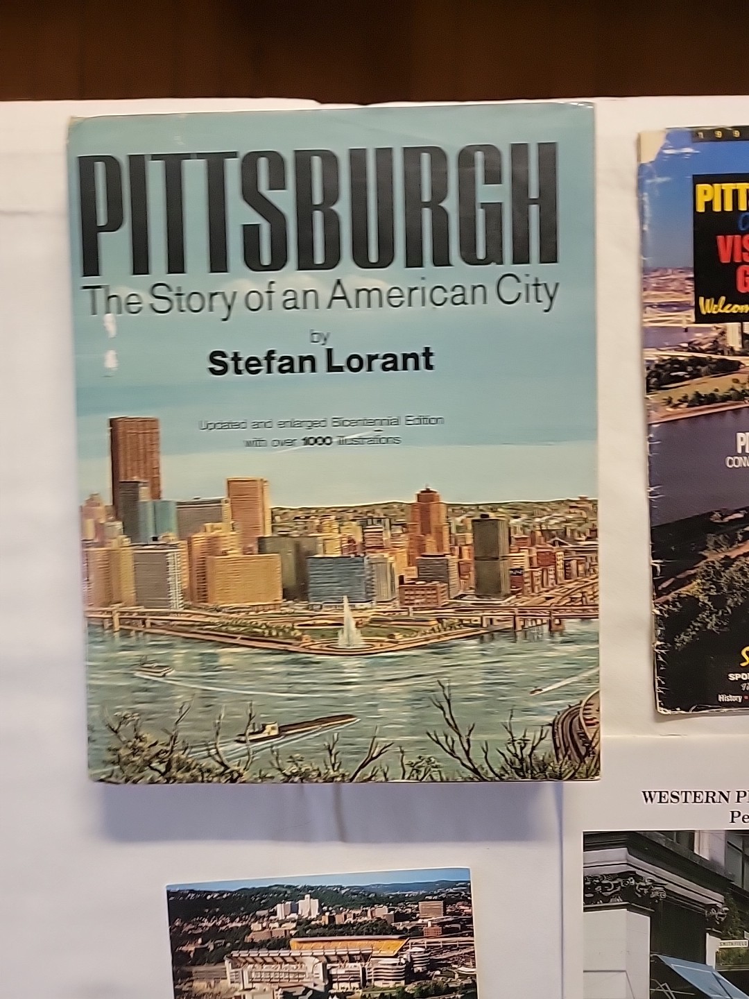 Vintage Pittsburgh Book by Stefan Lorant 1975, Guide, Postcard,Trolley Calander