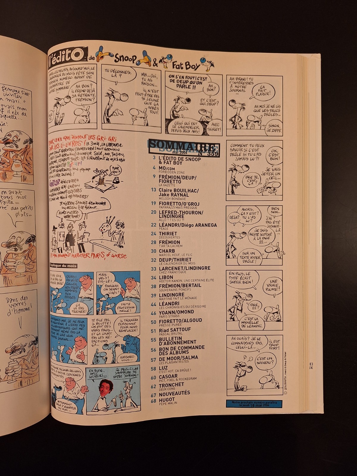 Fluide Glacial L’Album 06-1 408 Pages De Pur Delire! Hardcover