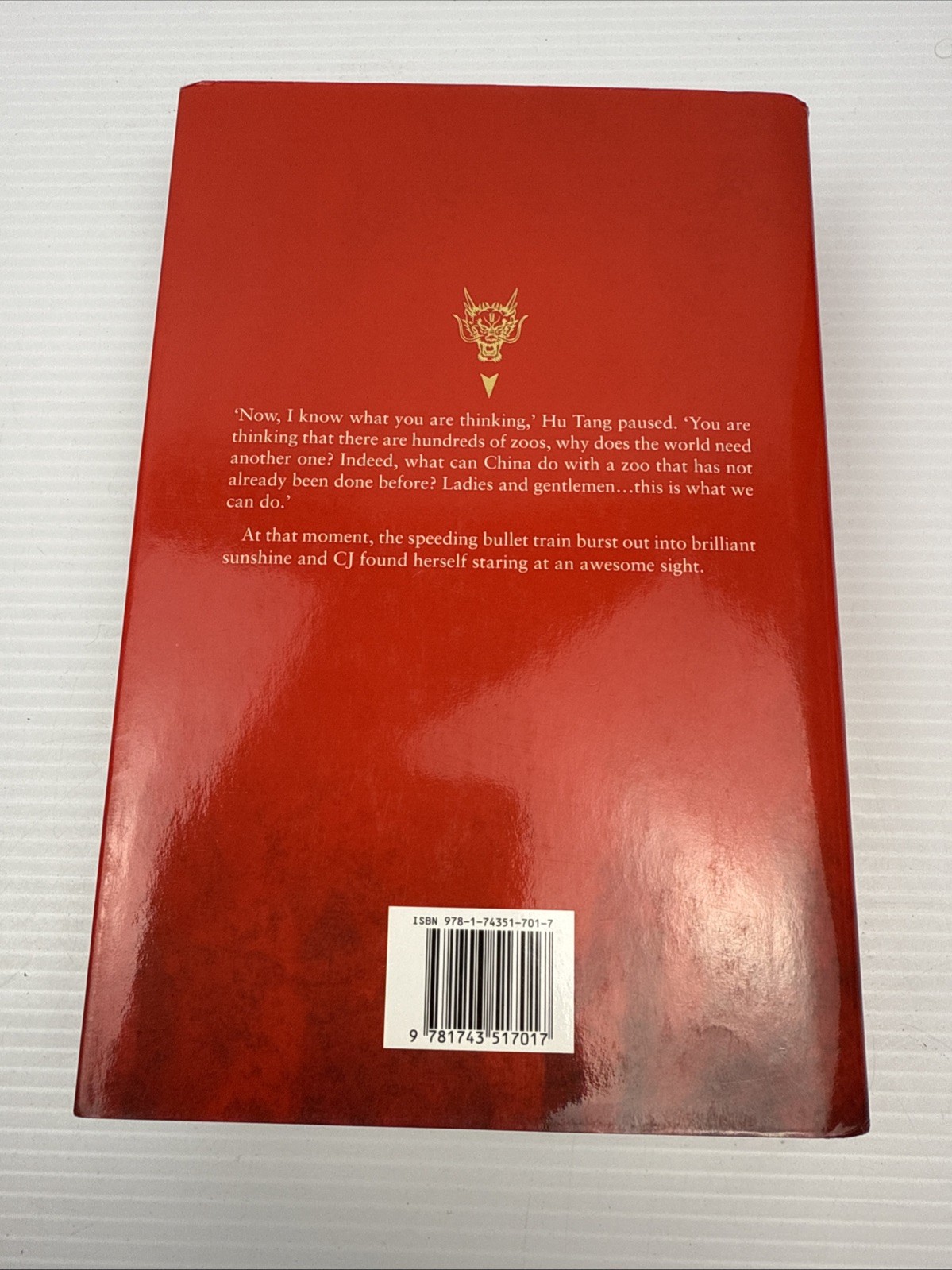 The Great Zoo of China by Matthew Reilly Large Hardcover 2014