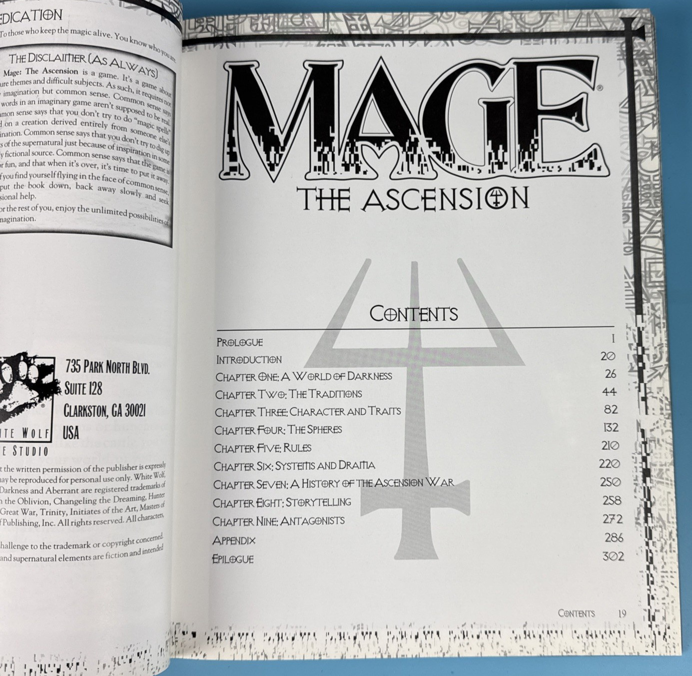 Mage: The Ascension – Rare Revised 3rd Edition Hardcover; Dierdre Brooks (2000)!