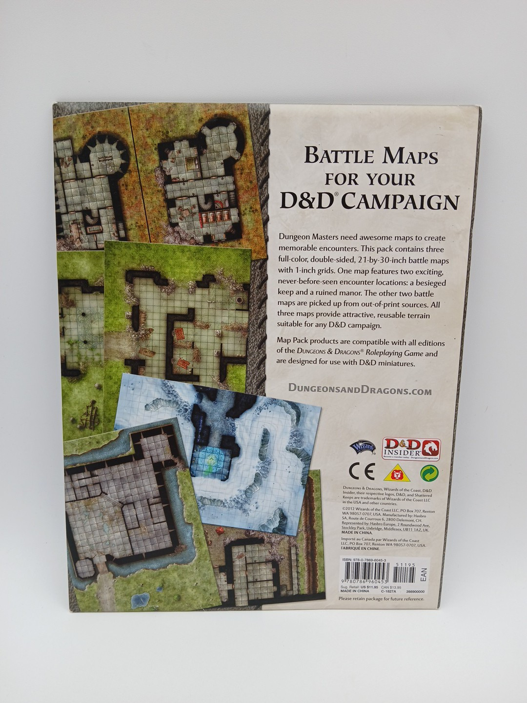 Shattered Keeps Map Pack : A Dungeons and Dragons Accessory by Wizards RPG Team