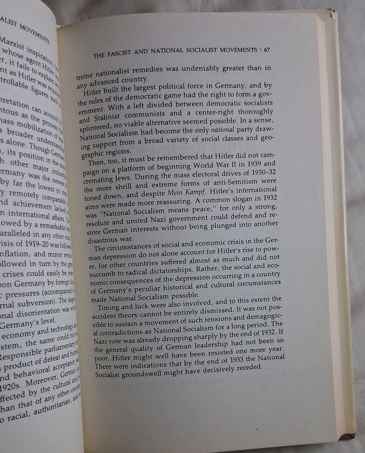 Fascism: Comparison & Definition 1980 Stanley G. Payne HC/DJ 1st Print Wisconsin