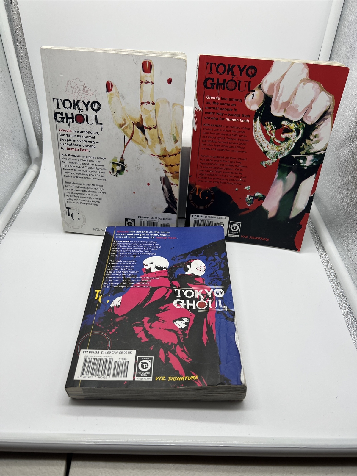 TOKYO GHOUL Manga Lot Volume 1-4 6-8 English Viz Media Read