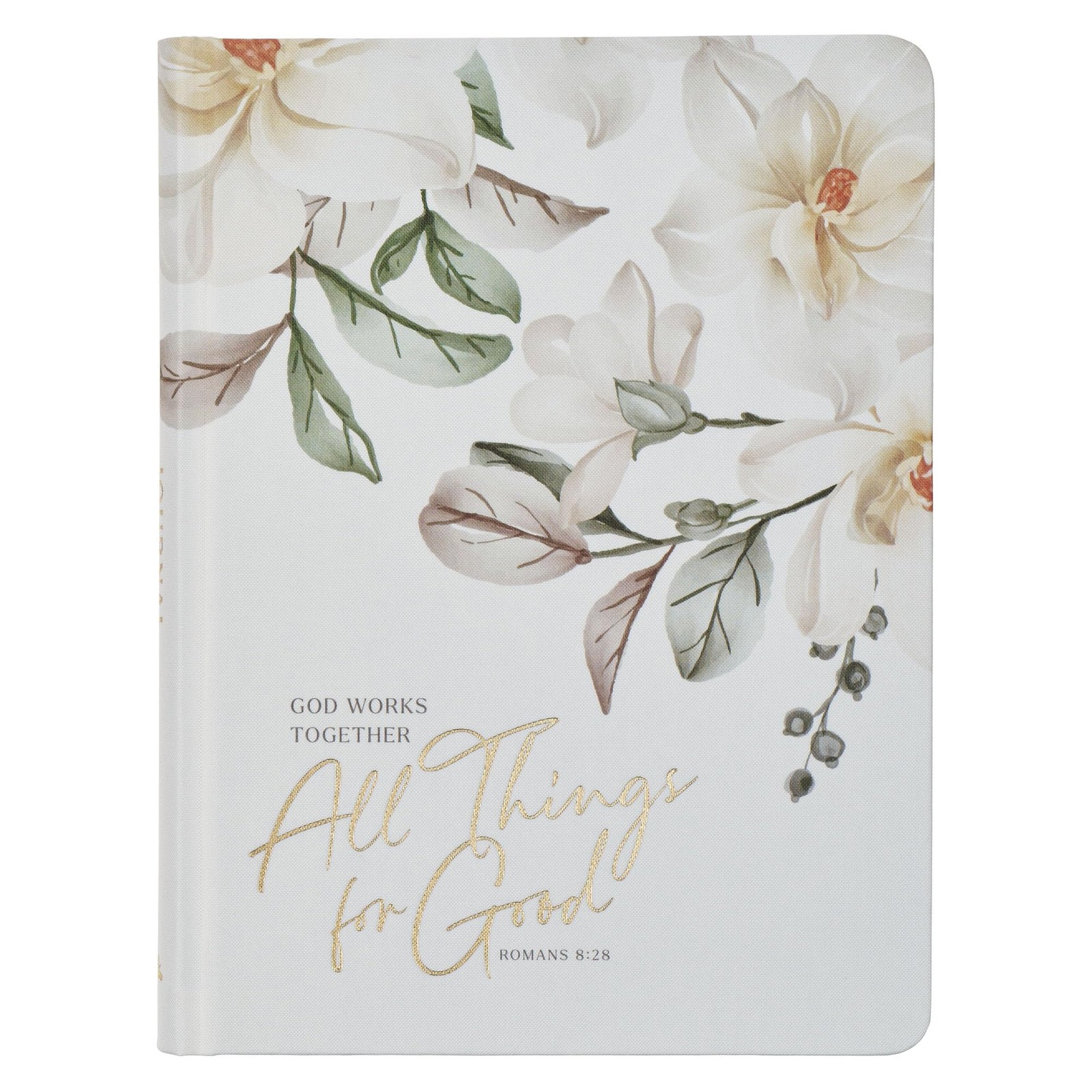 Christian Art Gifts Inspirational Hardcover Journal, All Things For Good Wid…