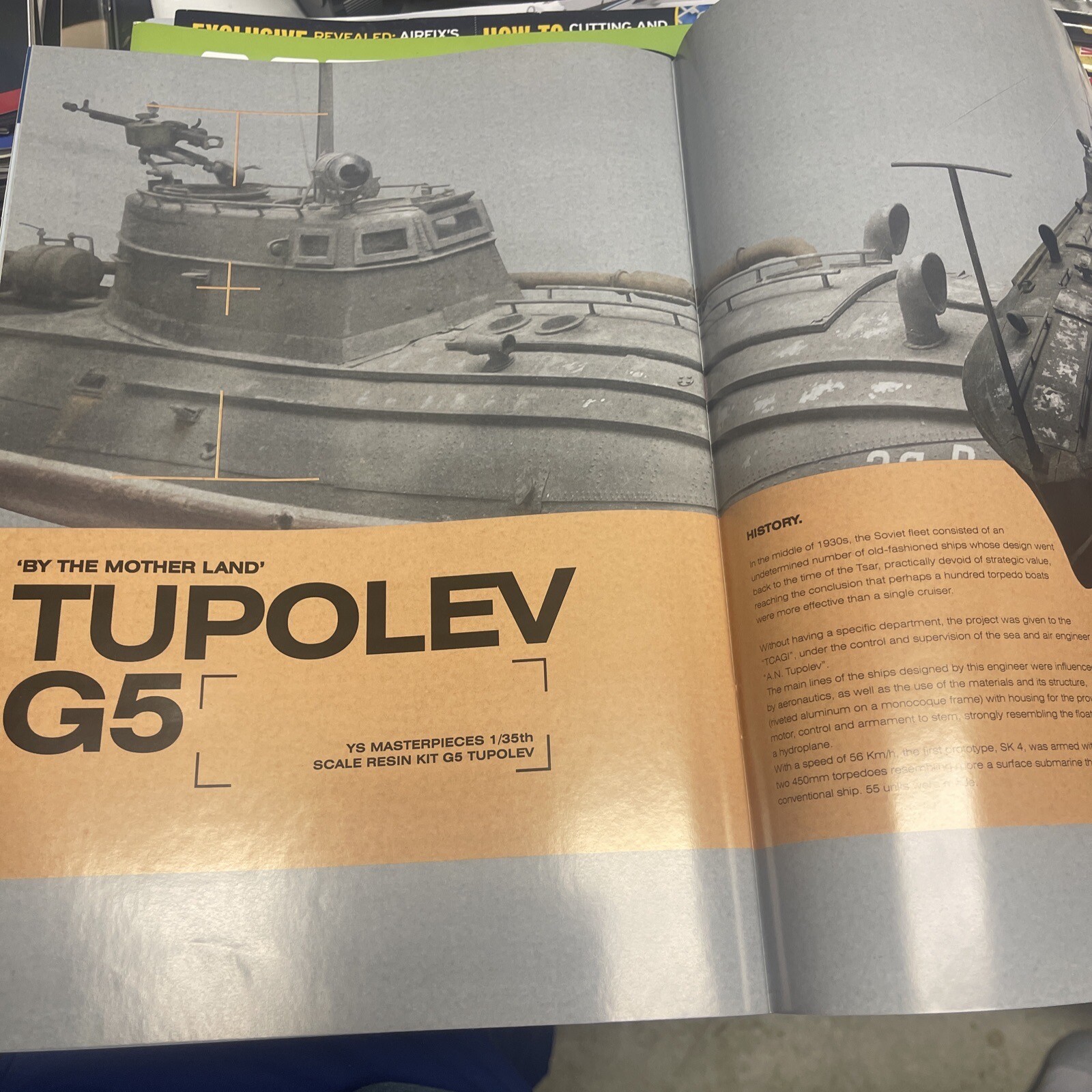 Max Modeller UK December 2009 Magazine #2-LCAC, Tupolev G5, 37mm Flak & More-VGC