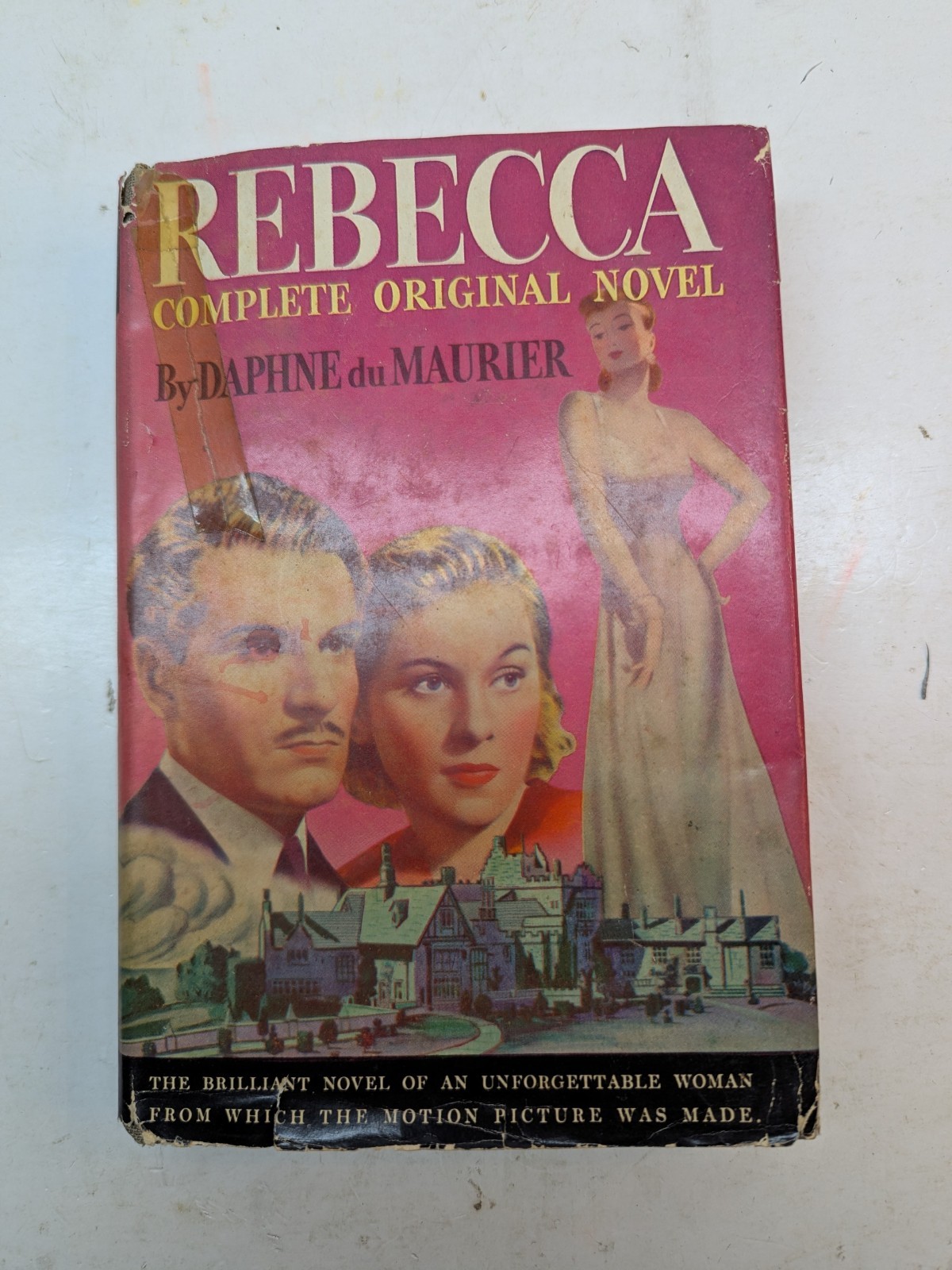 Rebecca: Complete Original Novel by Daphne du Maurier 1938 Triangle Books HC DJ