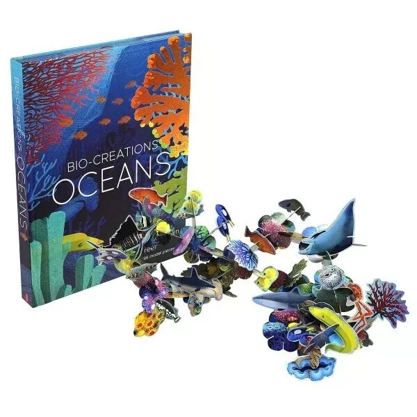 Bio-Creations Oceans by Camilla de la Bedoyere Tropical Coral Reef Fish Shark