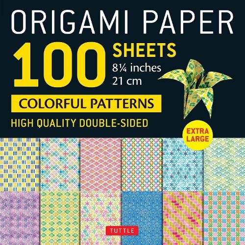 Origami Paper 100 sheets Colorful Patterns 8 1/4″ (21 cm)