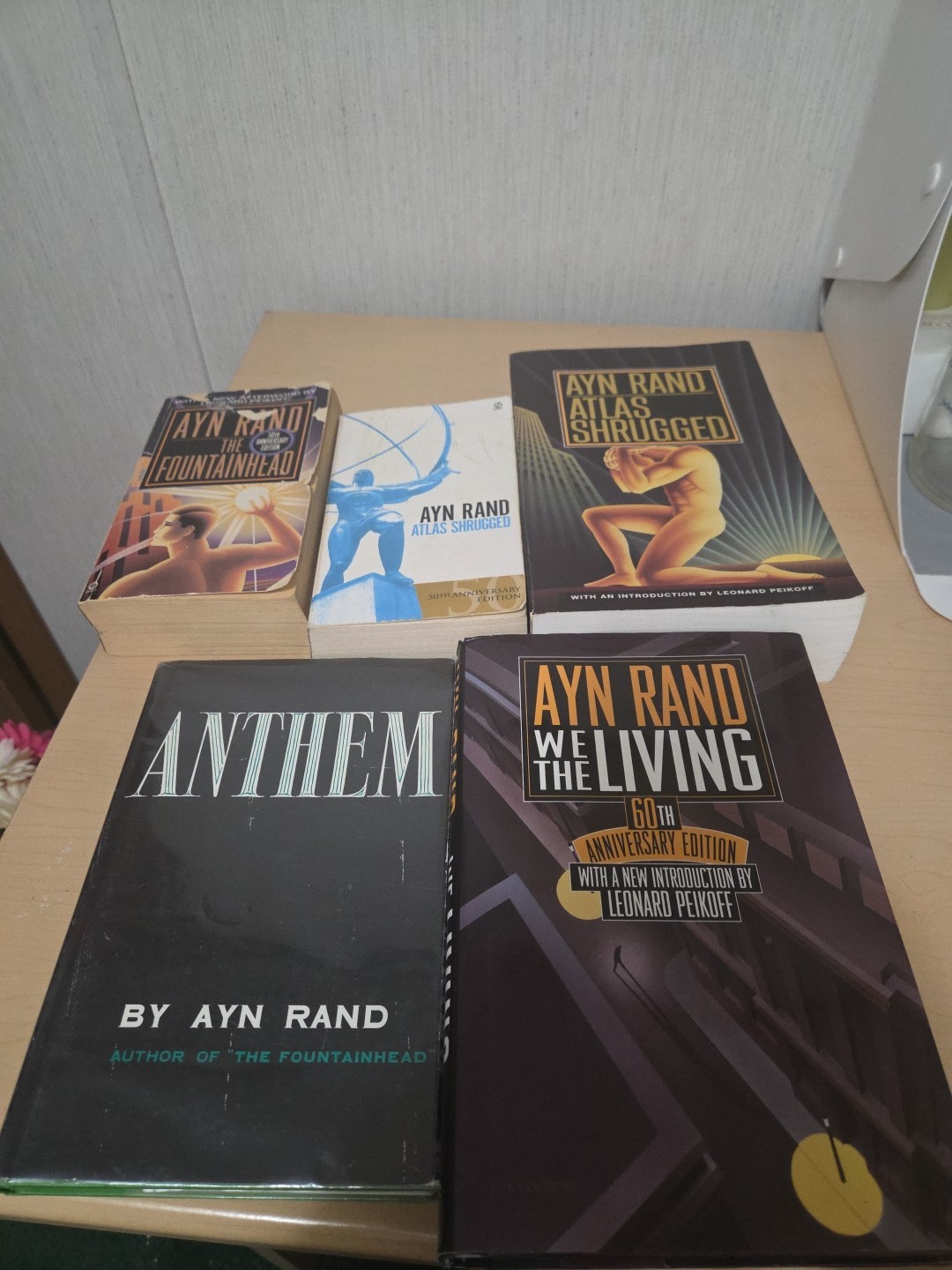 Lot Of AYN Rand books
