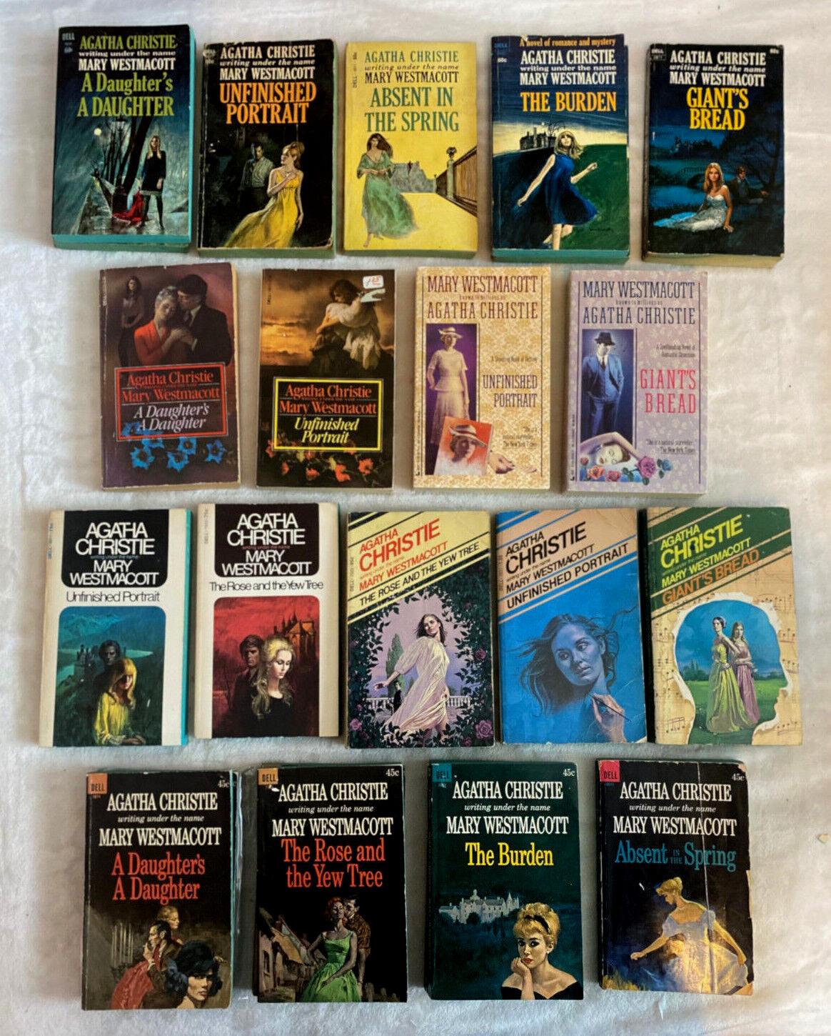 Mary Westmacott Agatha Christie CHOOSE YOUR TITLE AND GET FREE SHIPPING G/VG #88