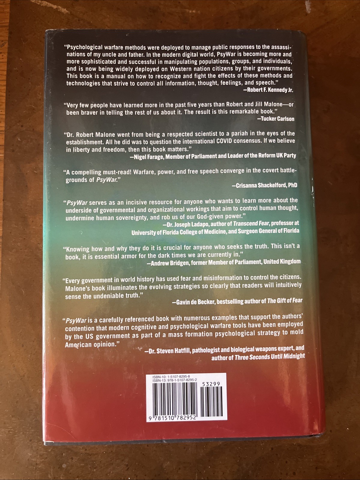 PsyWar by Robert W. Malone & Jill G. Malone (2024, Hardcover, First Ed/1st Pt)
