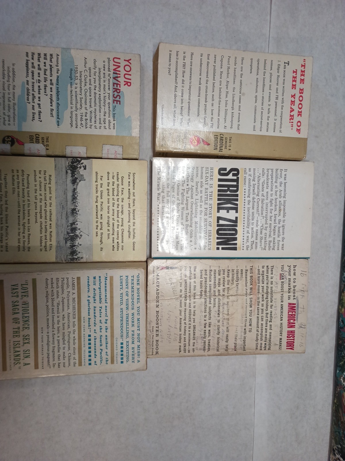 Misc Vintage Paperback Random Mix Lot Of 6