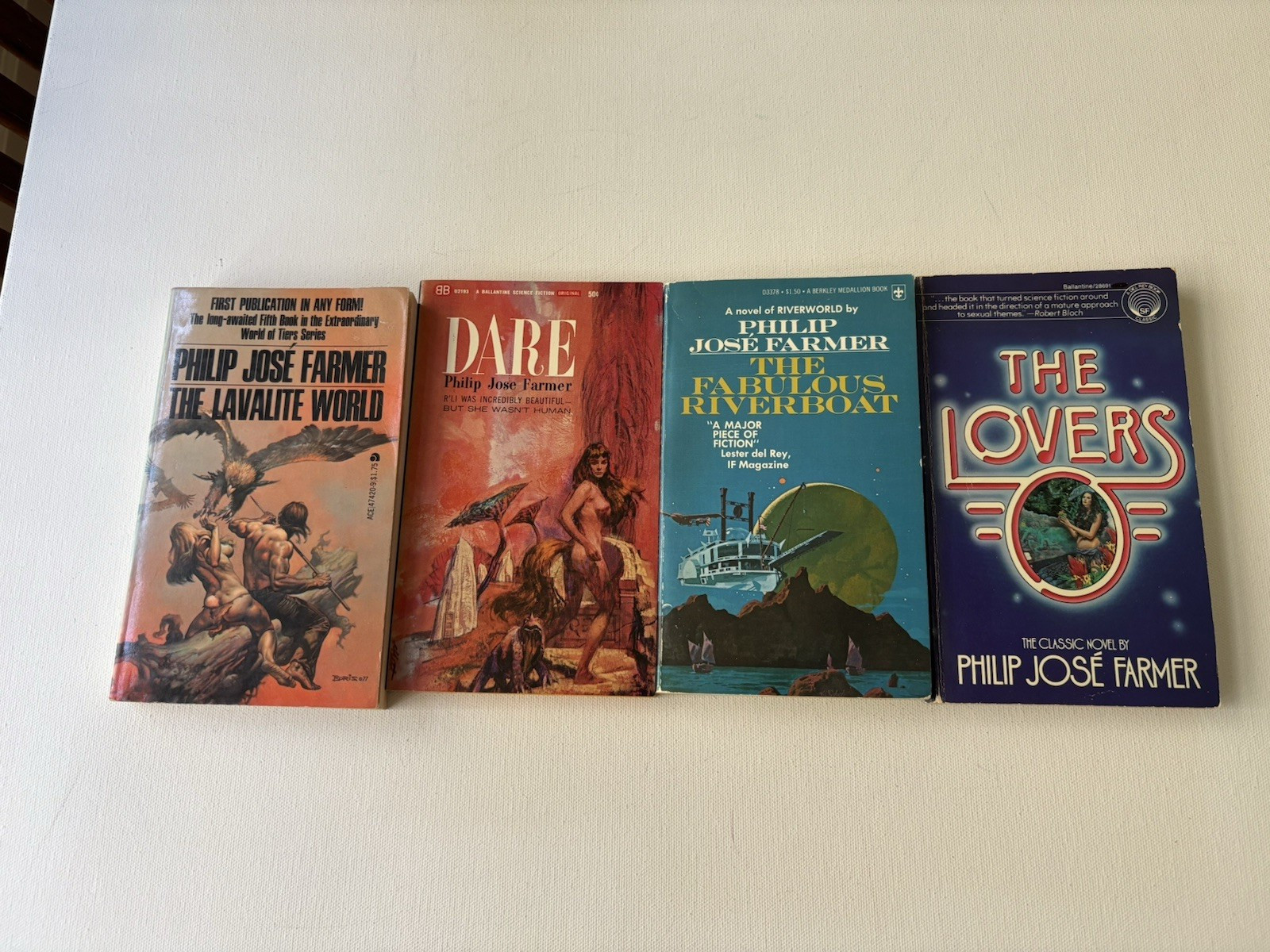 Philip Jose Farmer 10 novel paperback Lot