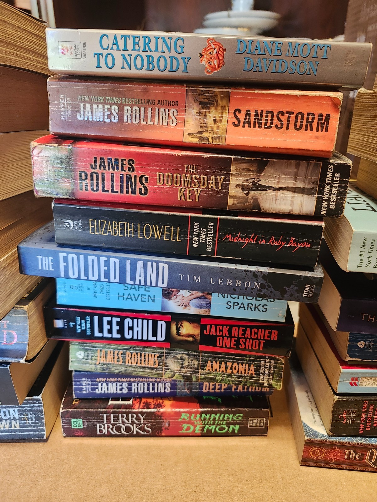 Lot 38 Mixed Vintage Paperback Books Various Genres And Authors