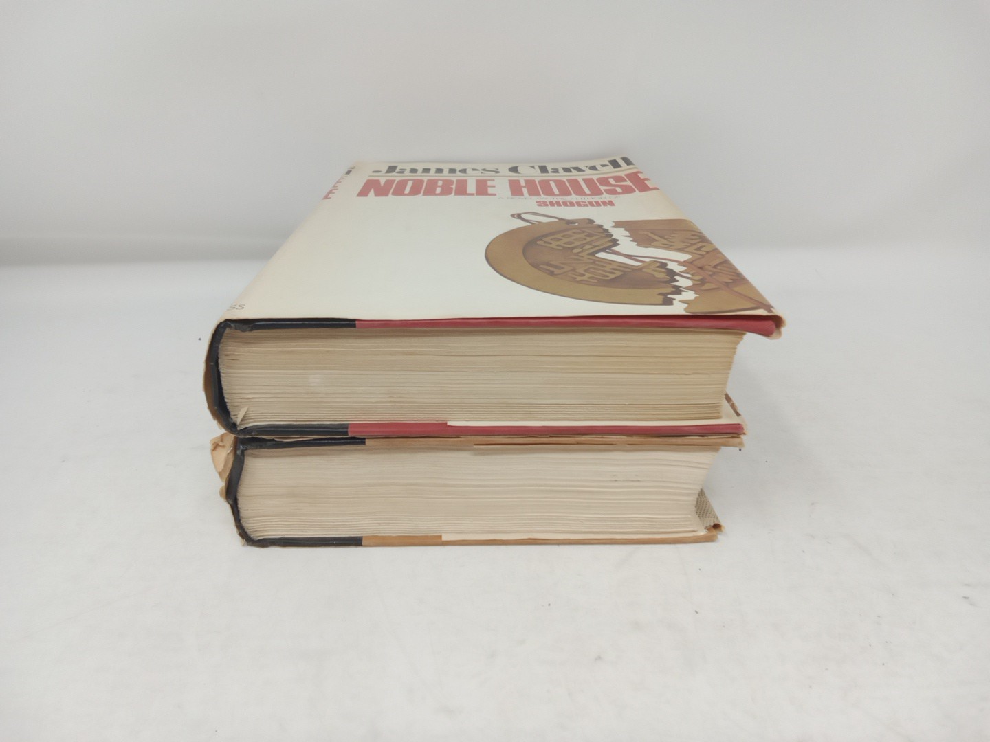James Clavell Shogun 2 Noble House Hardcover Book Club Edition Volume 1 & 2 Lot