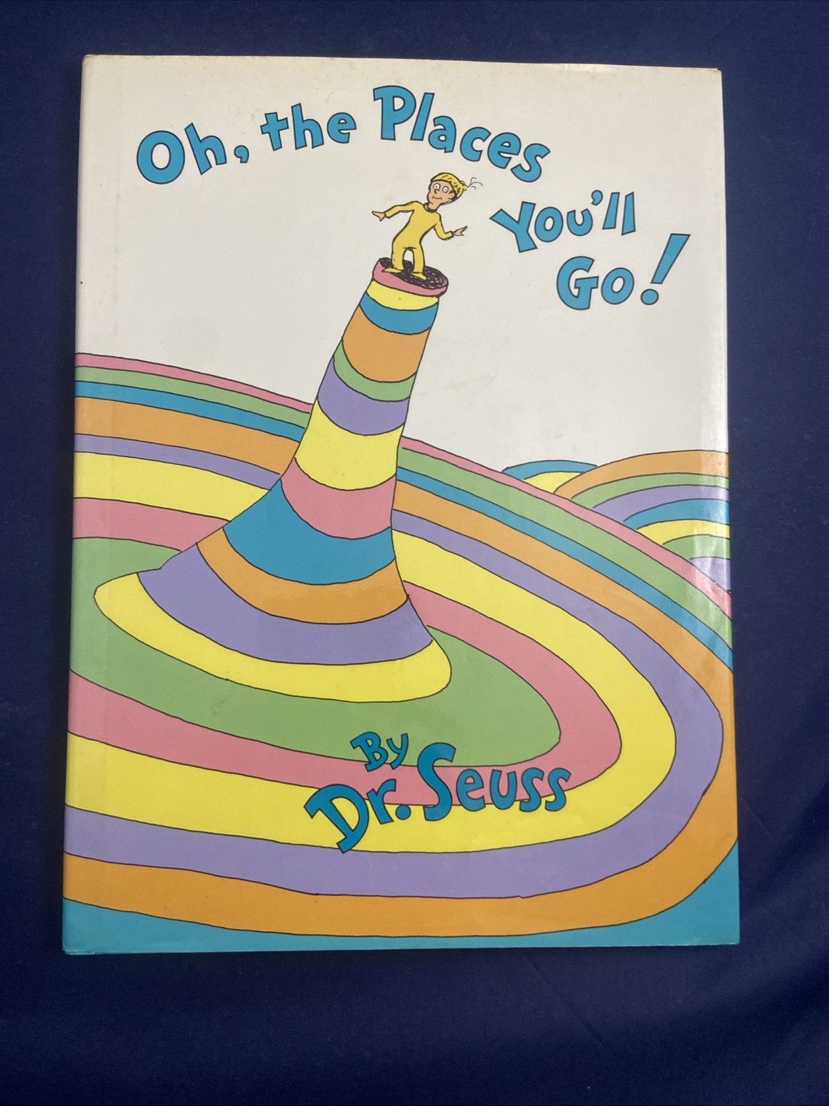 OH, THE PLACES YOU’LL GO! Dr. Seuss Suess 1990 HC/DJ 1st Edition 1st Printing!