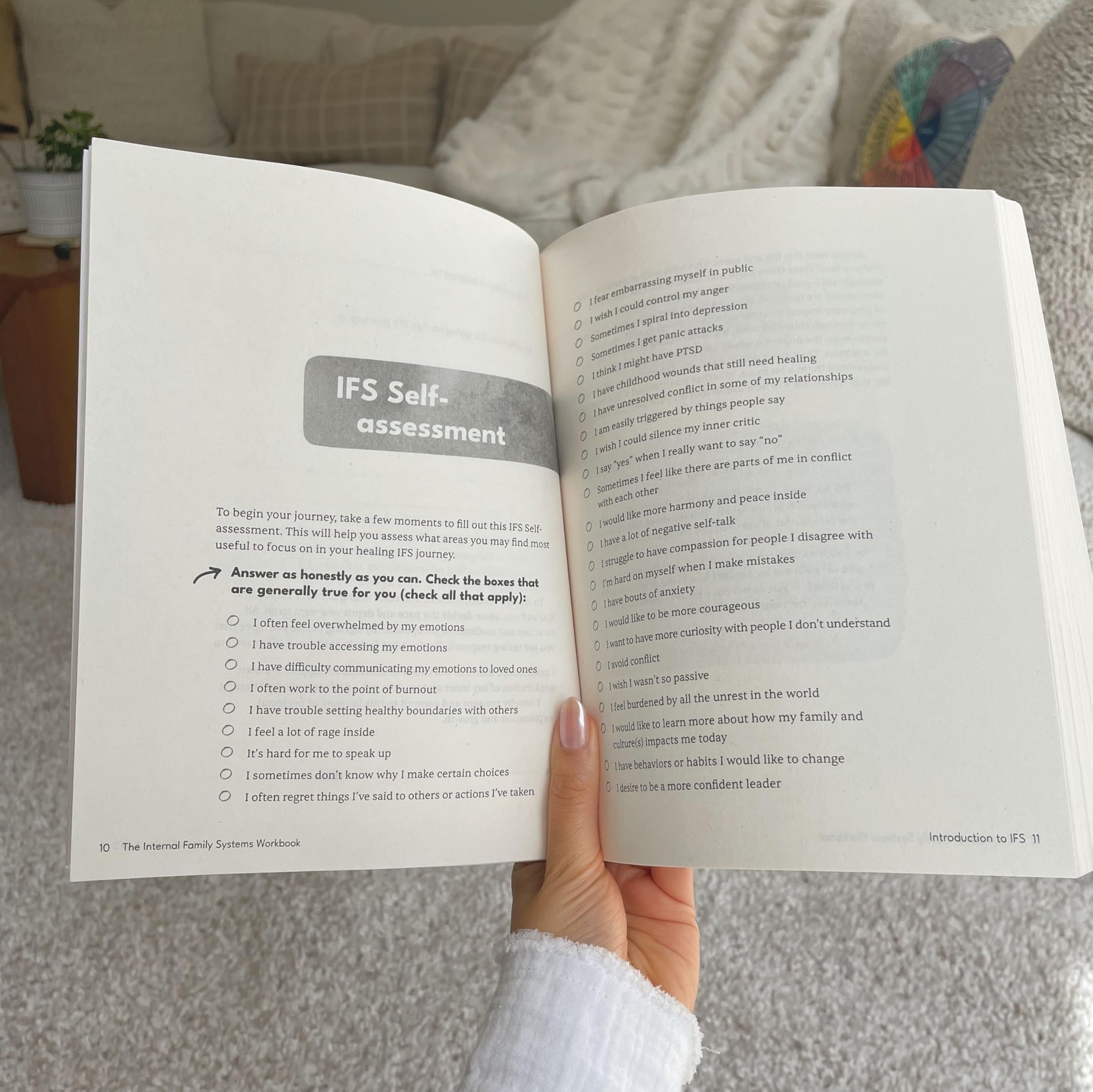 Self Healing Workbook Internal Family Systems Guide Parts Therapy Paperback, New