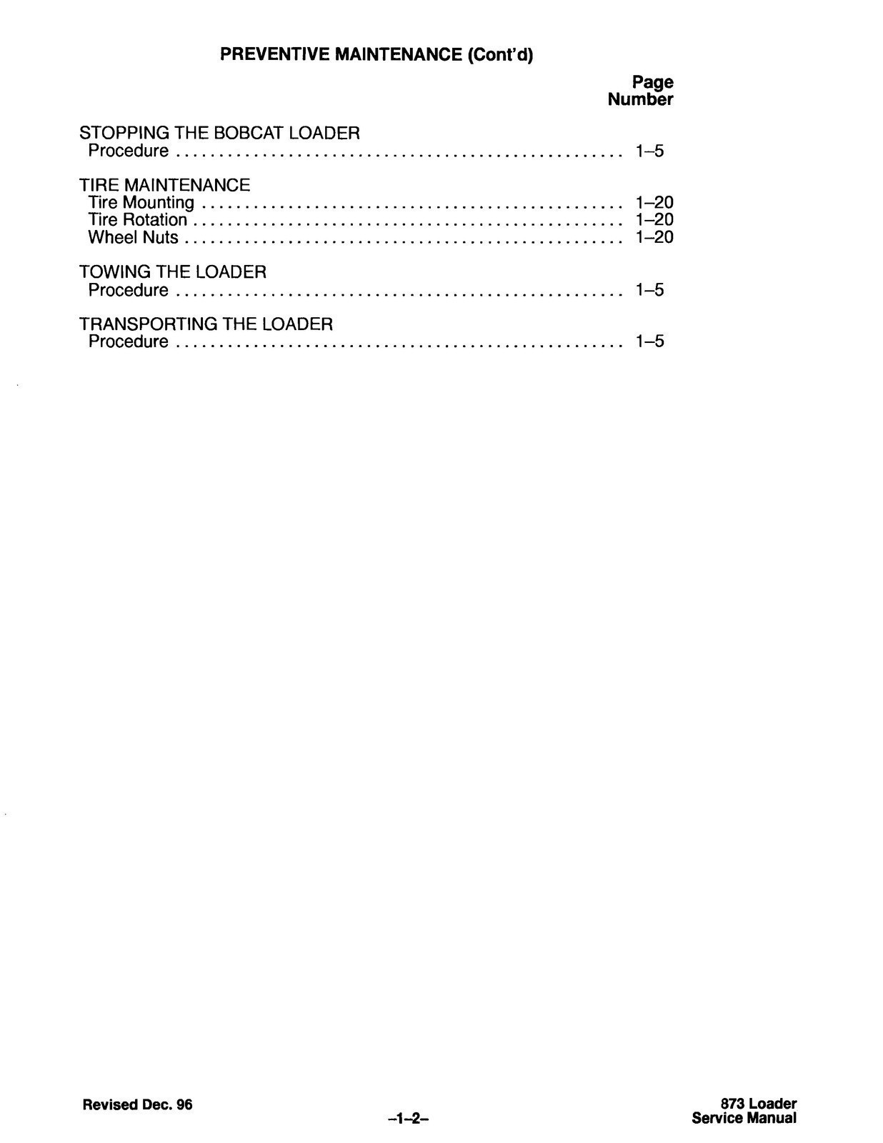 BOBCAT 873 Service Repair Manual – FIXED – COVERED – XL FOLDOUT PAGES