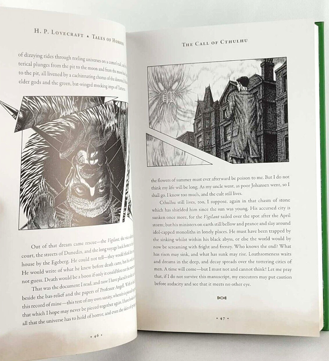 H.P. Lovecraft Tales of Horror: CALL OF CTHULHU Deluxe Illustrated Hardcover NEW