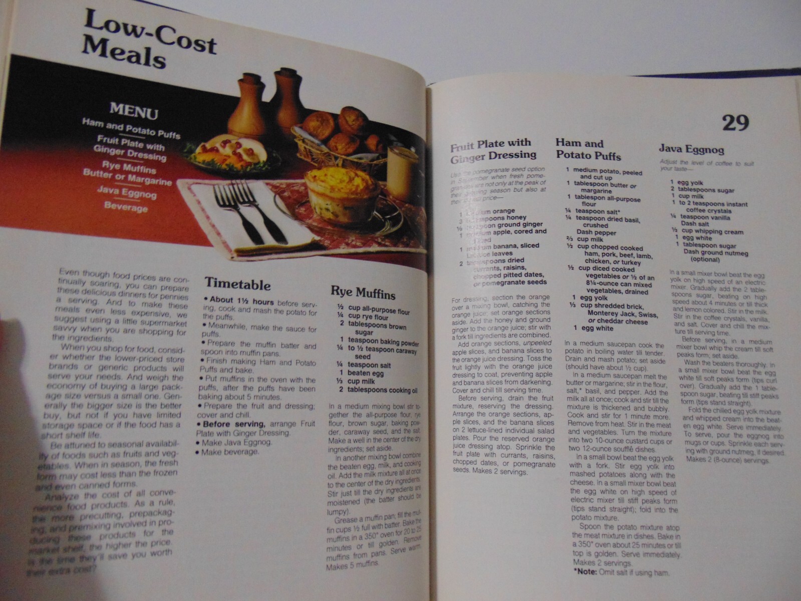 Vintage Better Homes and Gardens Cooking for Two 1982 Meredith Corp