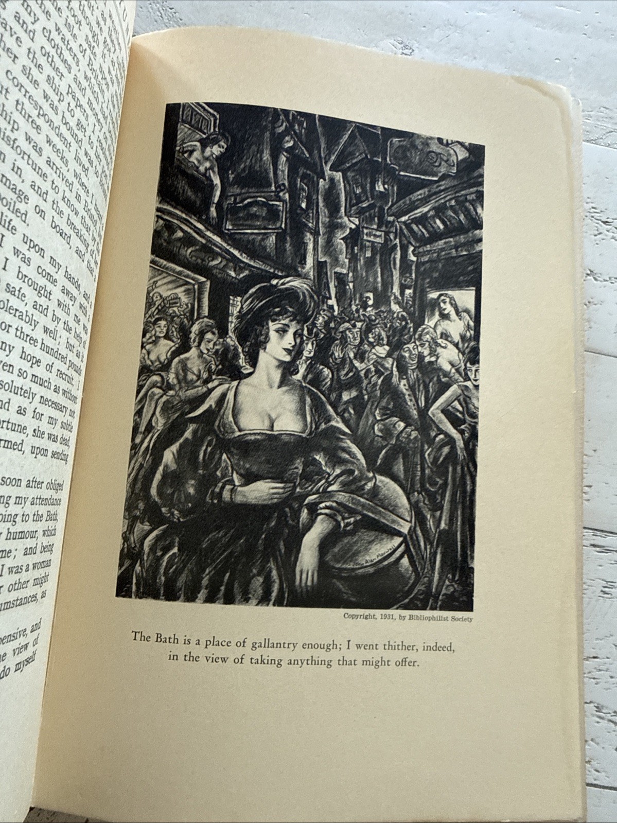 Moll Flanders Daniel Defoe 1931 HC Illustrated John Alan Maxwell Erotica