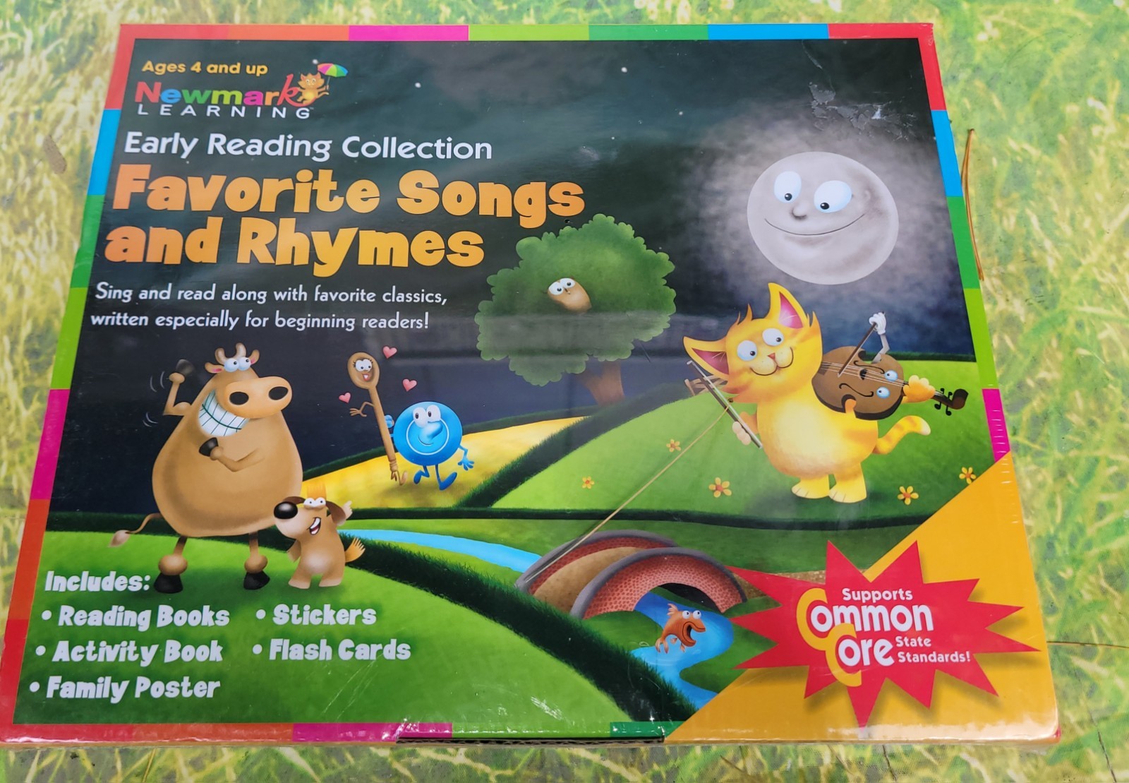 Favorite Songs Rhymes Box Set Newmark Learning Common Core Books Stickers Cards