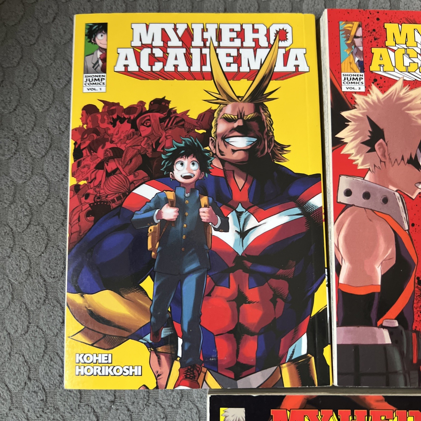 My Hero Academia Manga Lot Of 3 Books Volumes 1-3 Viz Media Paperback