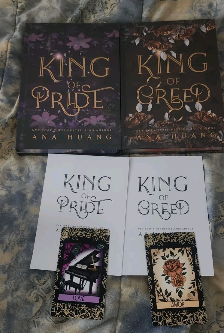 Bookaholic Book Box King of Pride and King of Greed By Ana Huang sealed