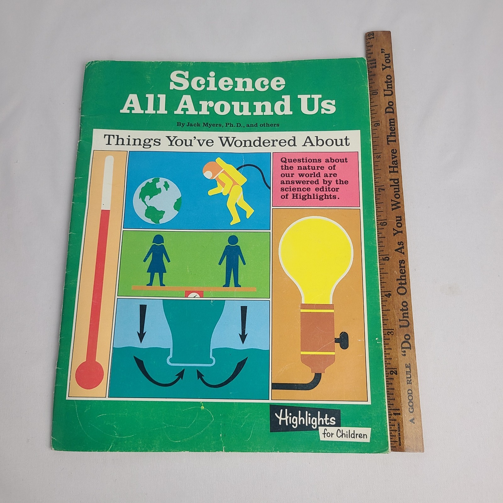 Vintage 1978 Highlights For Children Science All Around Us Book Magazine Learn