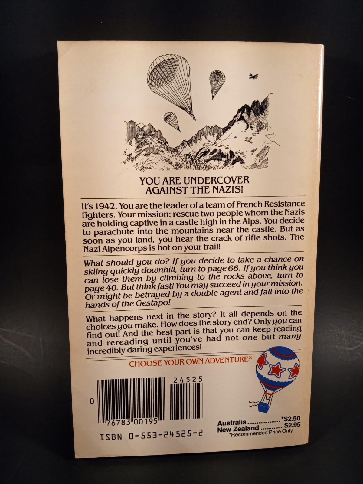 Sabotage Choose Your Own Adventure #38 1st Print Vintage 1984 CYOA