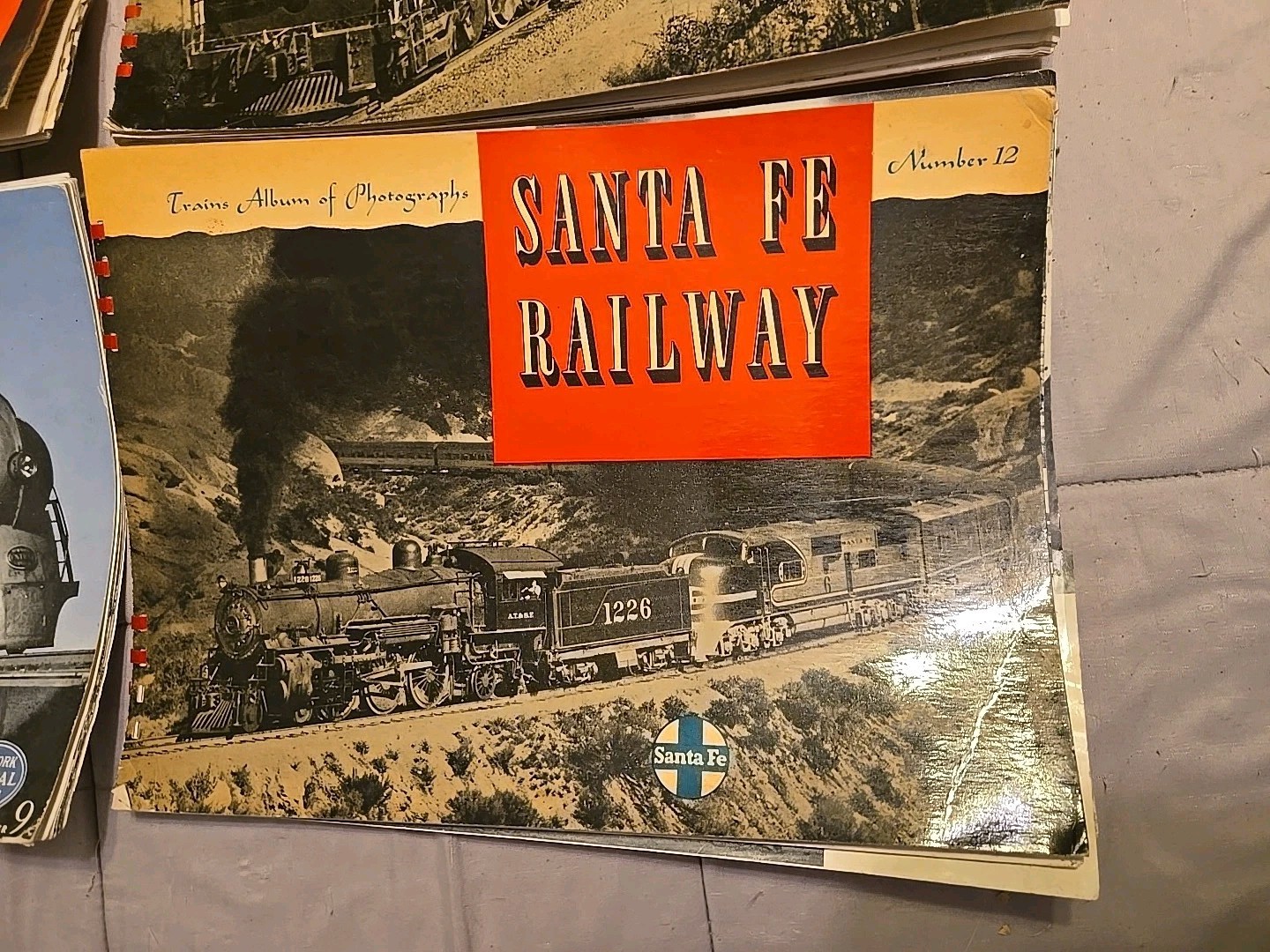 ESTATE: Vintage 1940’s Lot of 6 1st Edtion “Trains Album of Photographs” Books