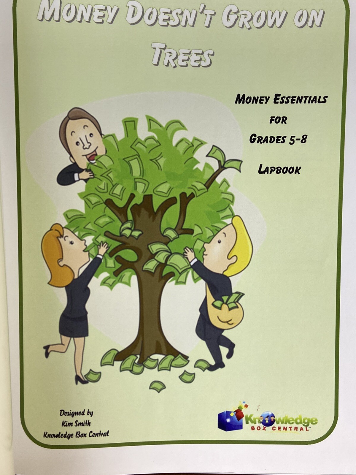 Money Doesn’t Grow on Trees LAPBOOK Grades 5-8 Knowledge Box Kim Smith RARE