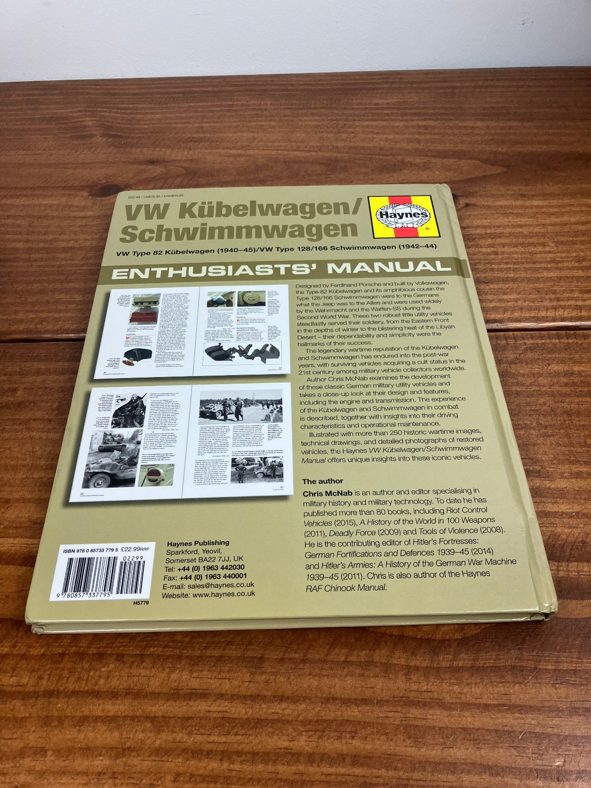Haynes VW Kubelwagen Schwimmwagen Enthusiast Manual Type 82 Book Chris McNab