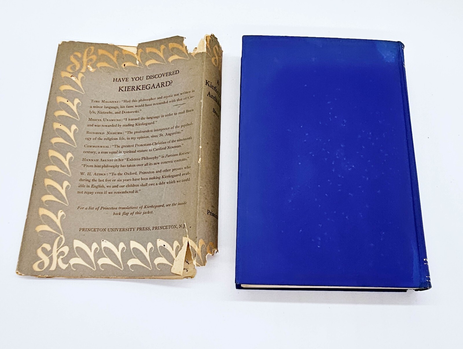 A Kierkegaard Anthology, Bretall (Ed) 1946 1st Edition, HC Dust Jacket 487 pp