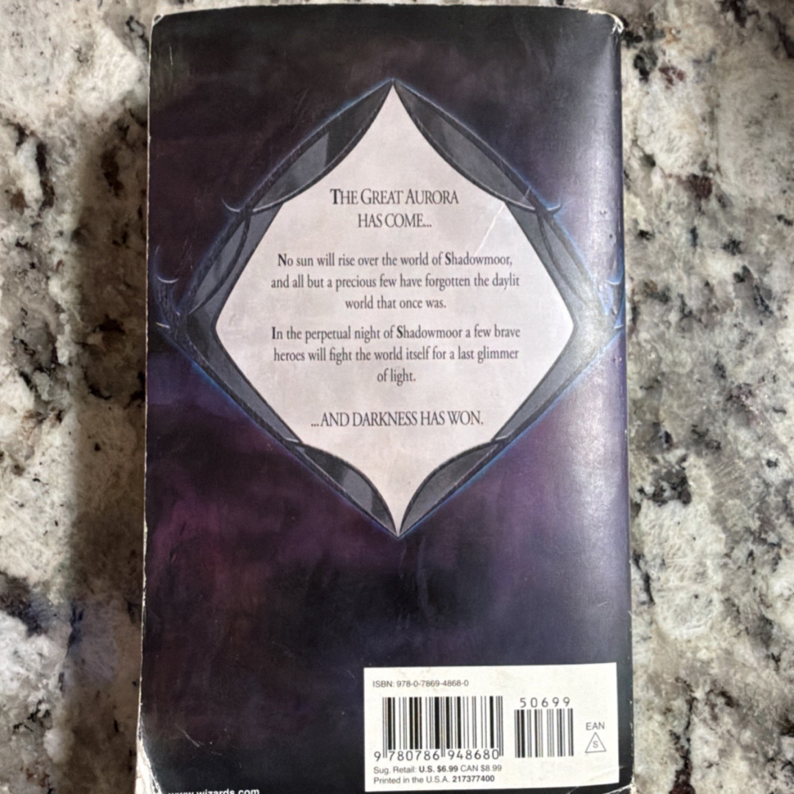 Wizards of the Coast Shadowmoor Cycle Bk 2 Eventide McGough Herndon 2008 PB 1st