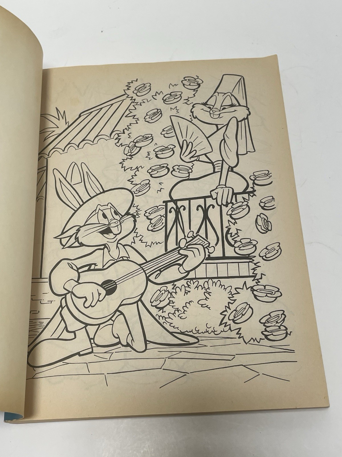 Vintage Looney Tunes Coloring Book Plus Activities RARE Daffy Duck Cover UNUSED