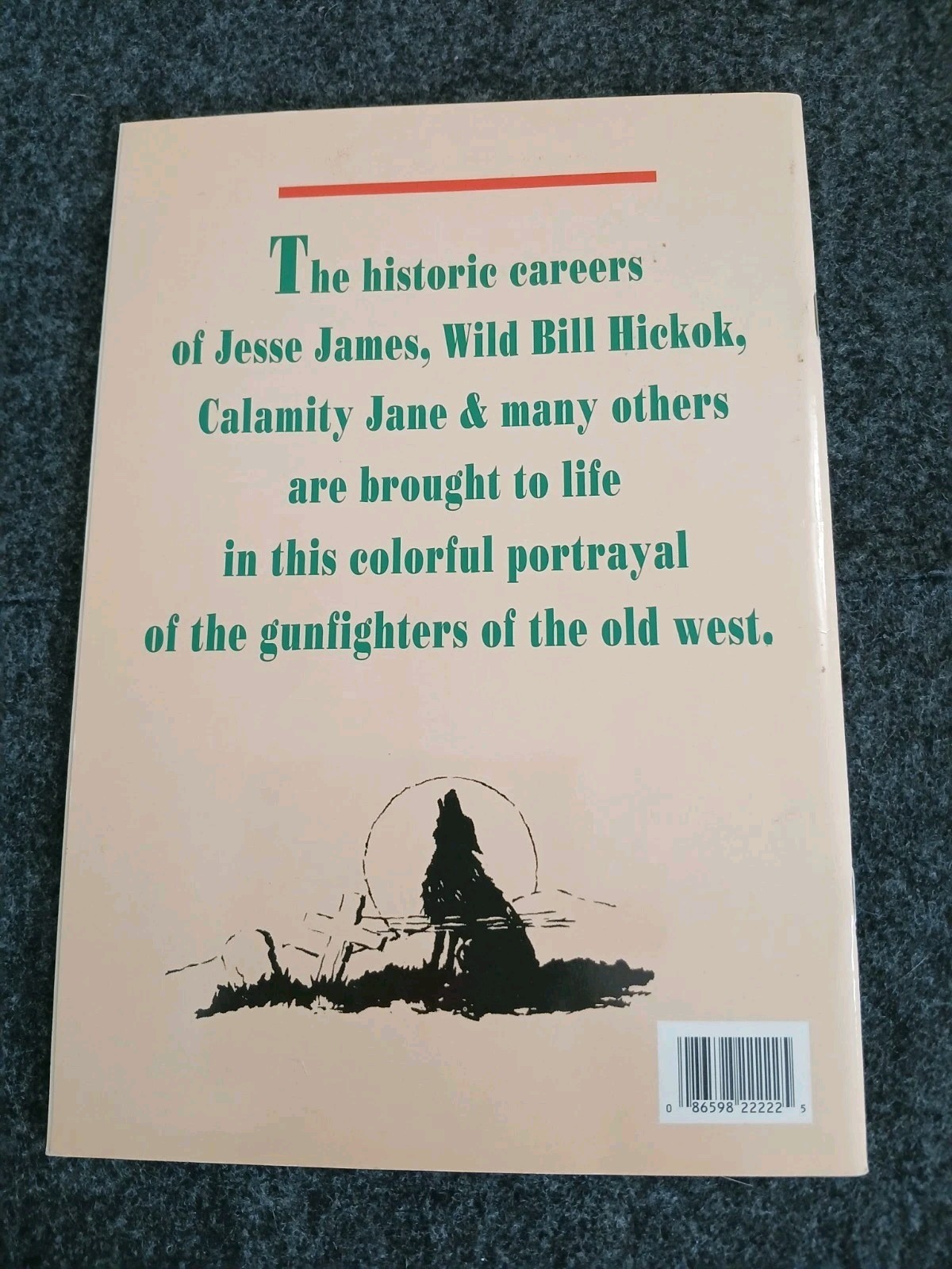 GUNFIGHTERS of the Old West Paintings & Text by Lea F. McCarty 1992 Book VTG USA