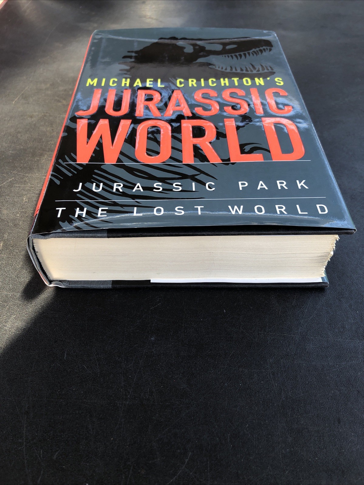 First Edition Michael Crichton’s Jurassic World 1997 Hardcover Deckled Pages