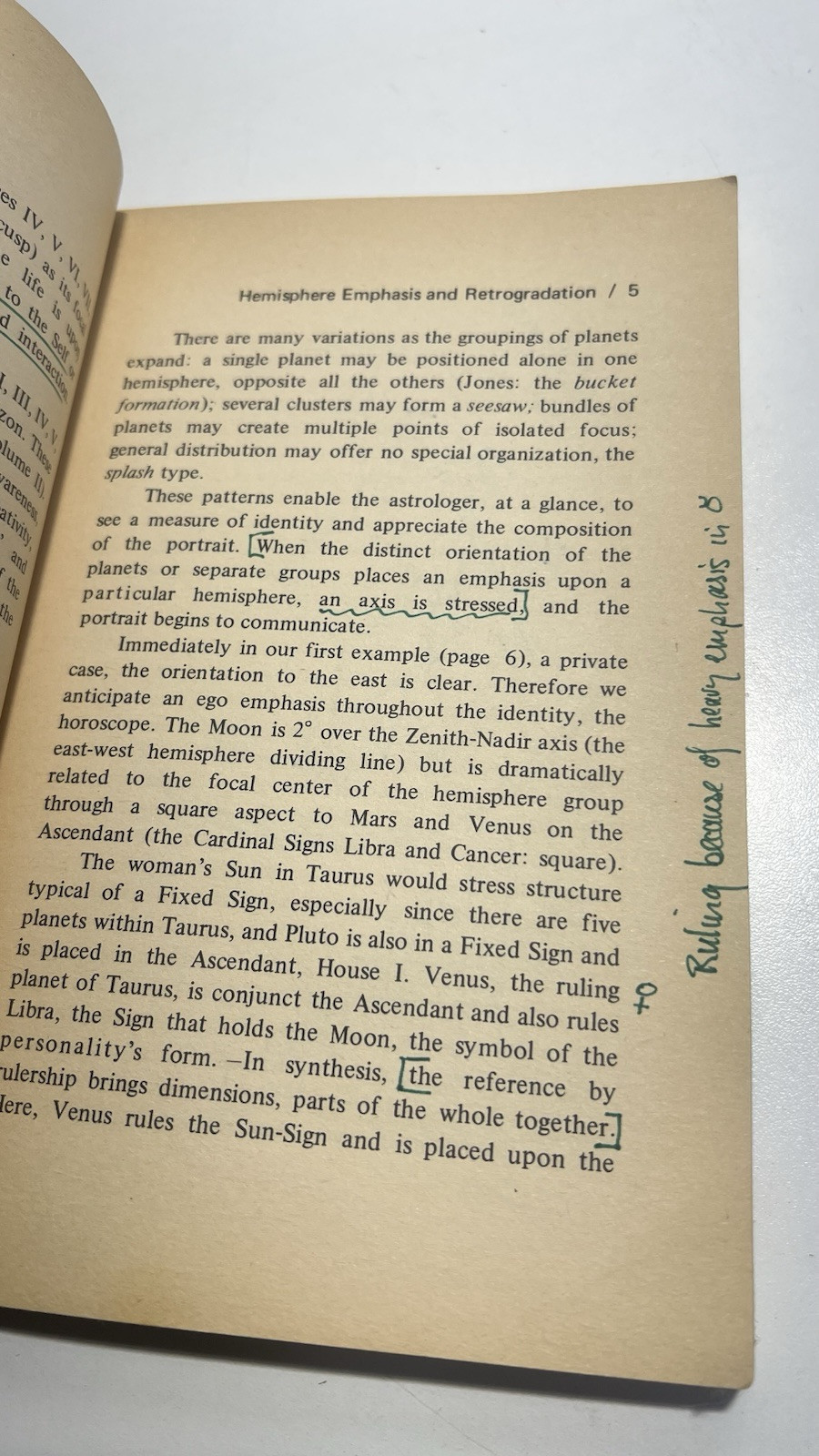 Aspects and Houses in Analysis: The Principles and Practice of Astrology 1977