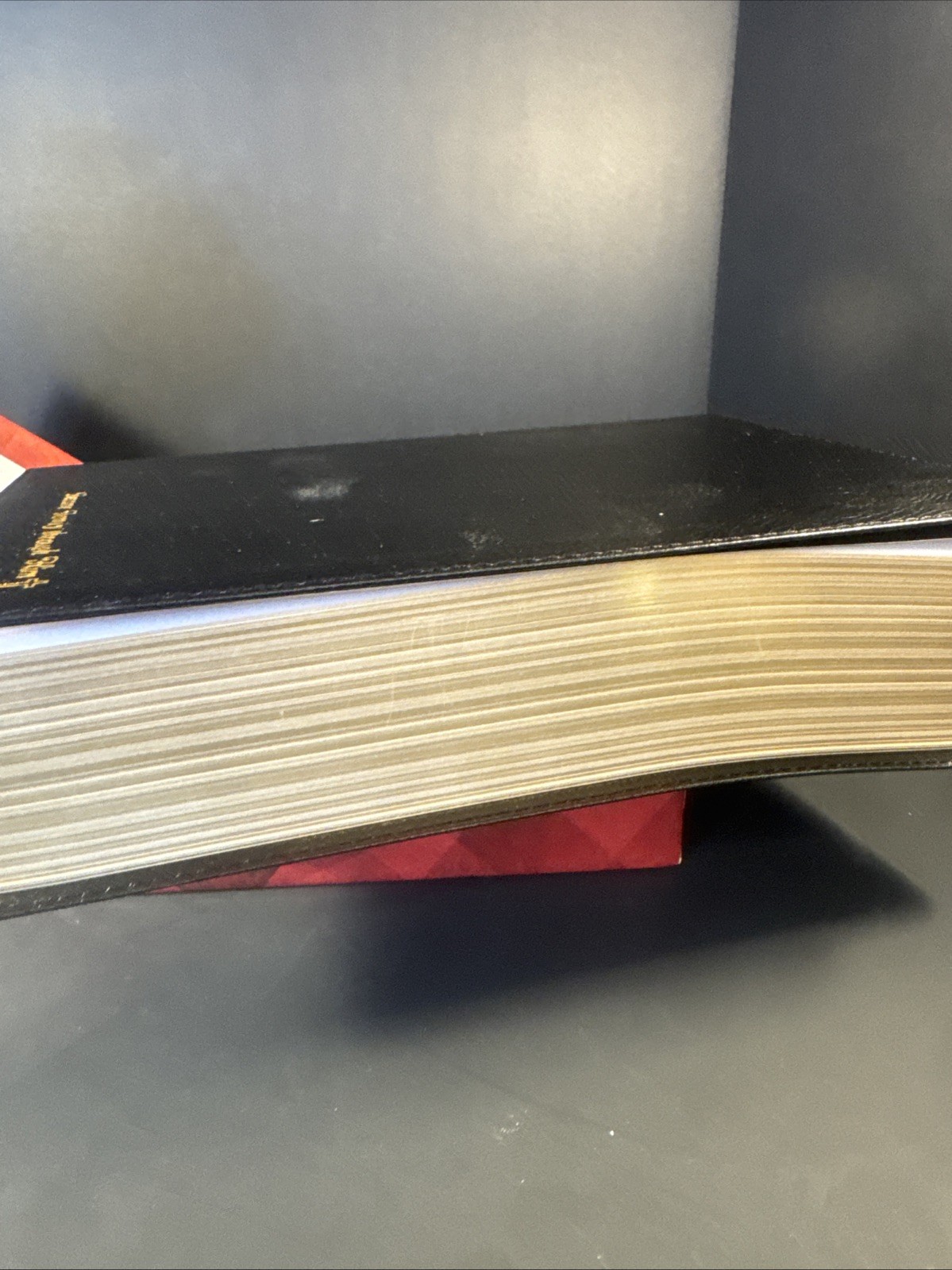 NKJV Study Bible, Premium Bonded Leather, Black, Red Letter Edition, Comfort New