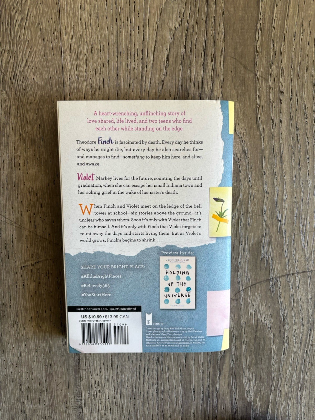 All the Bright Places by Jennifer Niven
