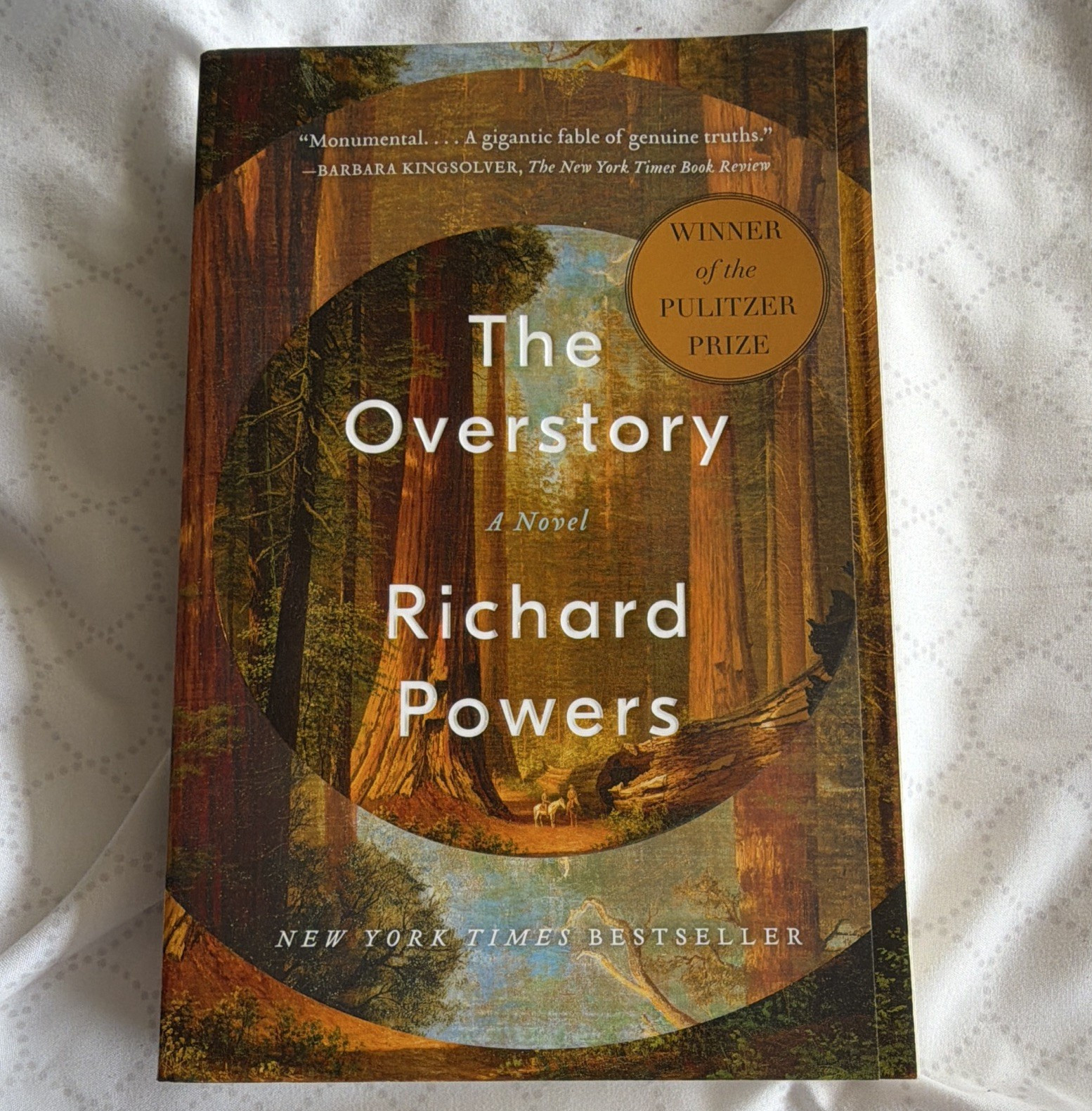 Richard Powers The Overstory 2019 Trade Paperback W. W. Norton 1st Ed Inscribed