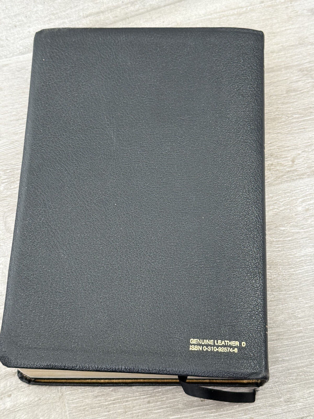 ✝️ The NIV Study Bible 1995 Zondervan Black Genuine Leather