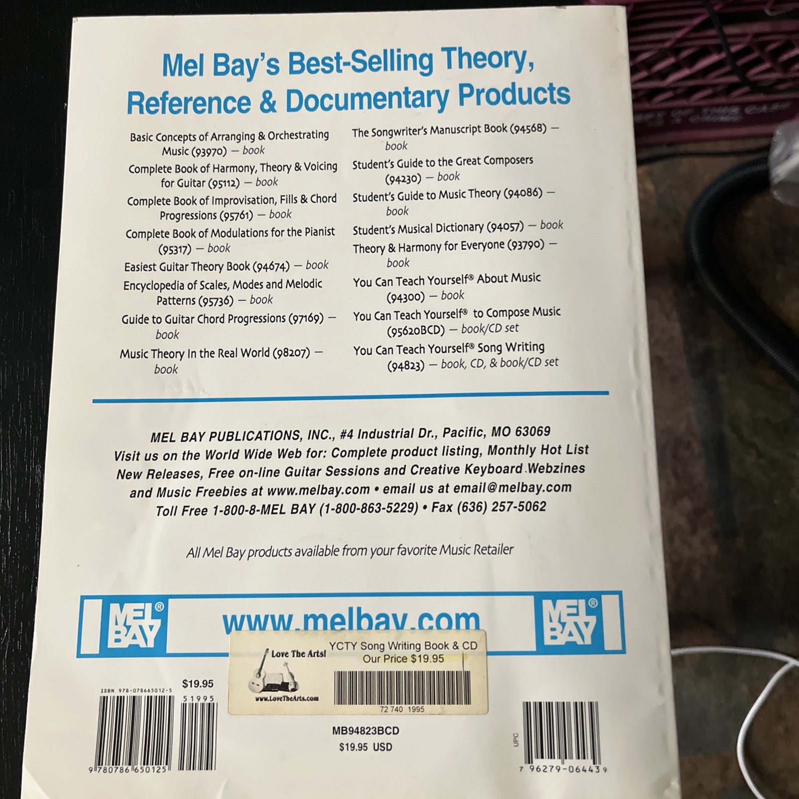 You Can Teach Yourself Song Writing by Larry McCabe (1999, Book, Other)